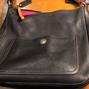 Coach leather purse
